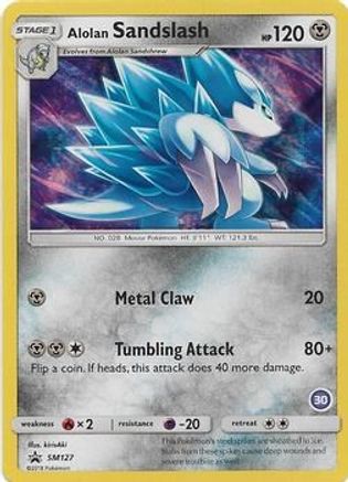 Alolan Sandslash (30) (SM127) [SM Trainer Kit: Alolan Sandslash & Alolan Ninetales] Holofoil - Deck Out Gaming