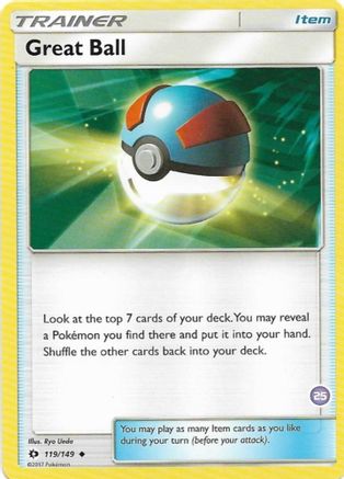 Great Ball (25) (Alolan Sandslash Half-Deck) (119) [SM Trainer Kit: Alolan Sandslash & Alolan Ninetales] - Deck Out Gaming