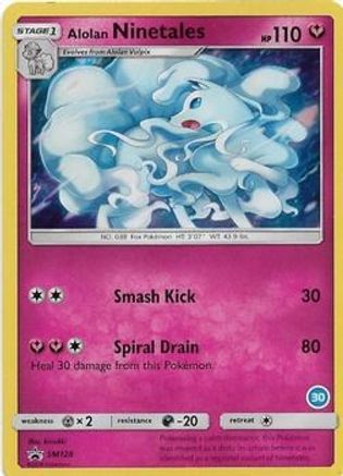 Alolan Ninetales (30) (SM128) [SM Trainer Kit: Alolan Sandslash & Alolan Ninetales] Holofoil - Deck Out Gaming