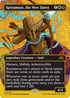Ketramose, the New Dawn (Borderless) (First-Place Foil) (549) [Aetherdrift] foil - Deck Out Gaming