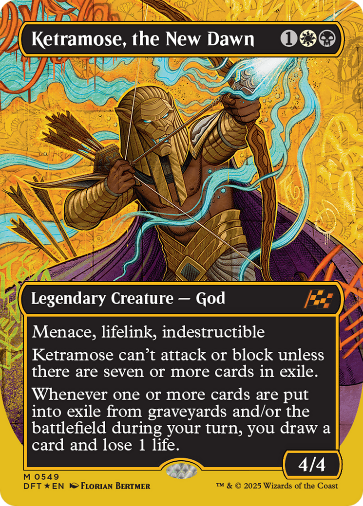 Ketramose, the New Dawn (Borderless) (First-Place Foil) (549) [Aetherdrift] foil - Deck Out Gaming
