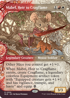 Mabel, Heir to Cragflame (Showcase) (336) [Bloomburrow] - Deck Out Gaming
