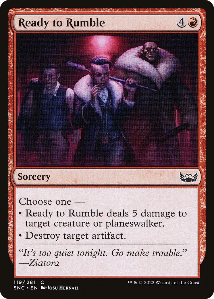 Ready to Rumble (119) [Streets of New Capenna] foil - Deck Out Gaming