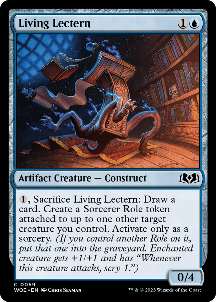 Living Lectern (59) [Wilds of Eldraine] - Deck Out Gaming