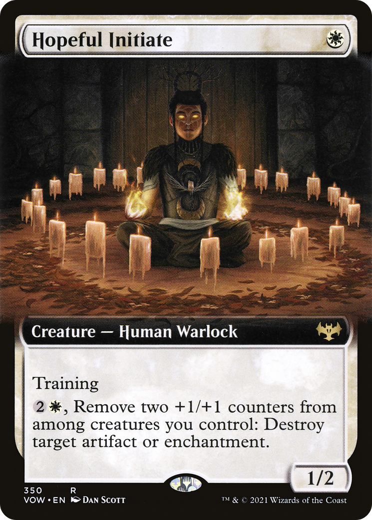 Hopeful Initiate (Extended Art) (350) [Innistrad: Crimson Vow] foil - Deck Out Gaming