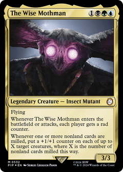 The Wise Mothman (Surge Foil) (532) [Fallout] foil - Deck Out Gaming