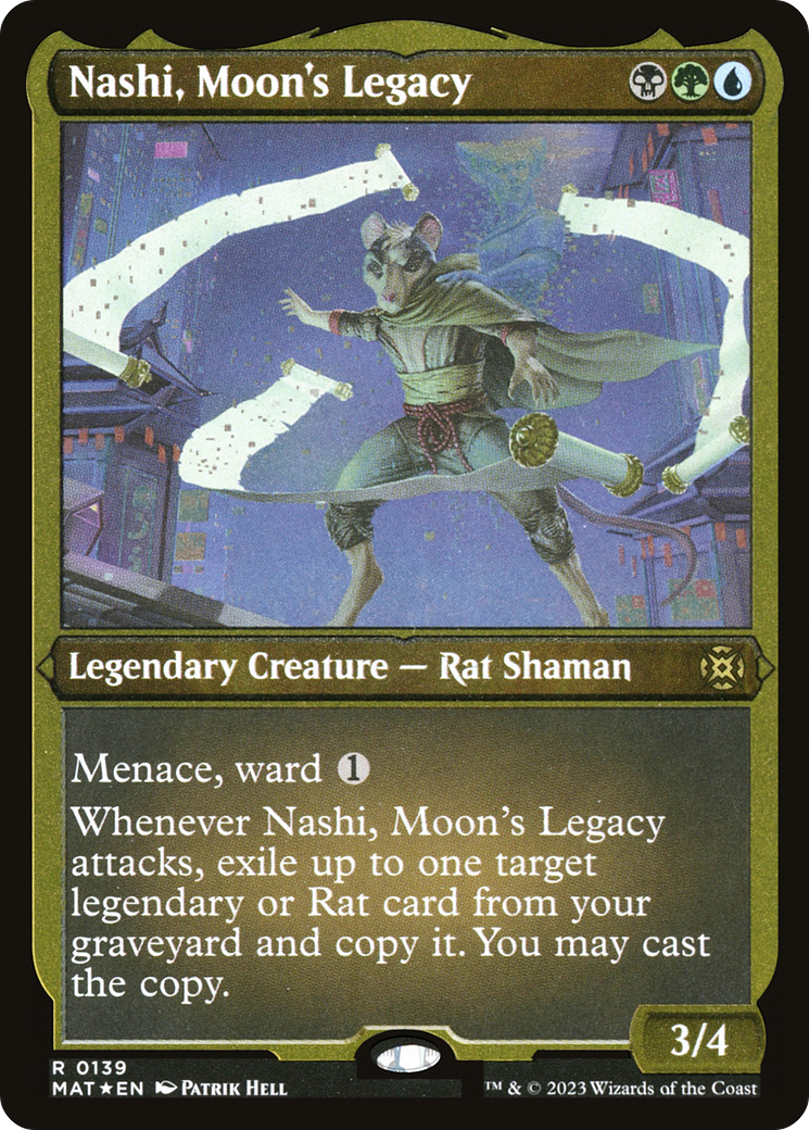 Nashi, Moon's Legacy (139) [March of the Machine: The Aftermath] etched - Deck Out Gaming