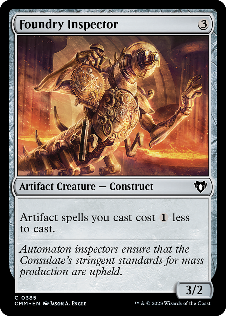 Foundry Inspector (385) [Commander Masters] - Deck Out Gaming