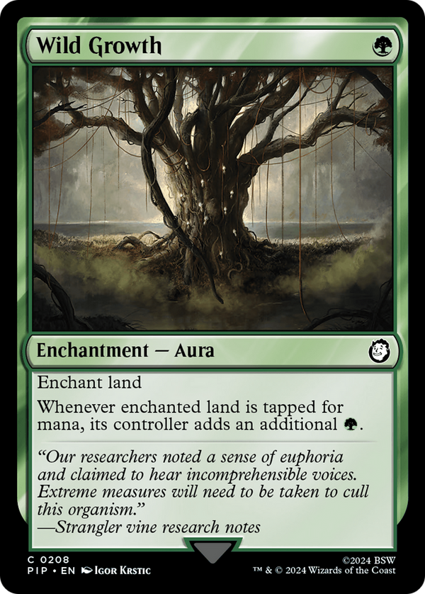 Wild Growth (208) [Fallout] foil - Deck Out Gaming