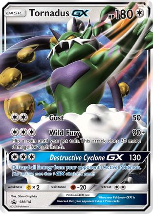 Tornadus GX - SM134 (SM134) [SM Promos] Holofoil - Deck Out Gaming