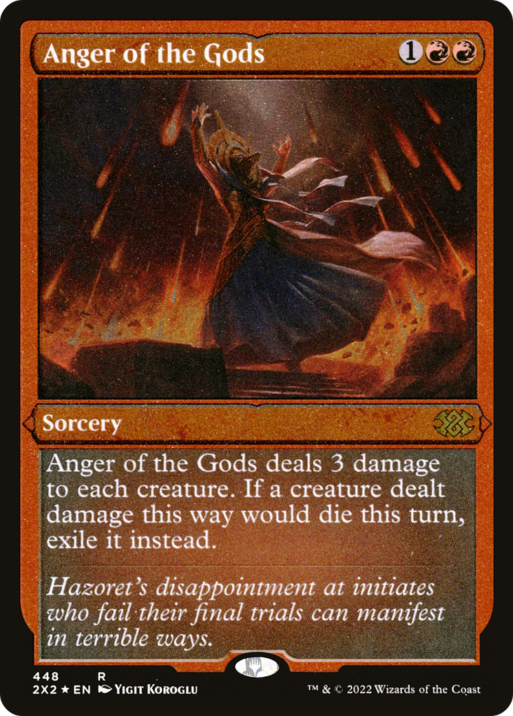 Anger of the Gods (Foil Etched) (448) [Double Masters 2022] foil - Deck Out Gaming