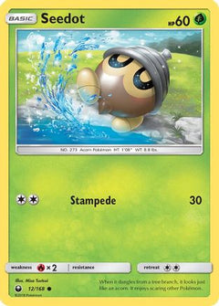 Seedot (12) (12) [SM - Celestial Storm] Reverse Holofoil - Deck Out Gaming