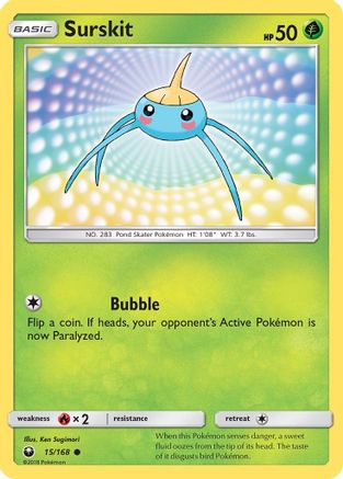 Surskit (15) [SM - Celestial Storm] Reverse Holofoil - Deck Out Gaming