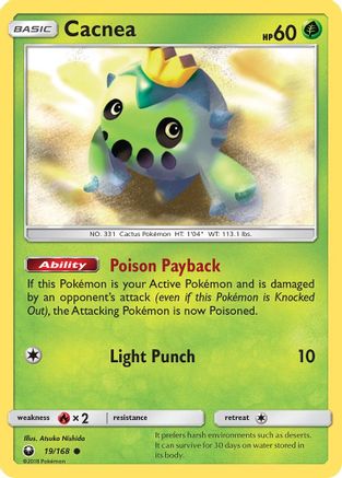 Cacnea (19) [SM - Celestial Storm] Reverse Holofoil - Deck Out Gaming