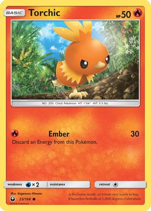 Torchic (25) (25) [SM - Celestial Storm] Reverse Holofoil - Deck Out Gaming