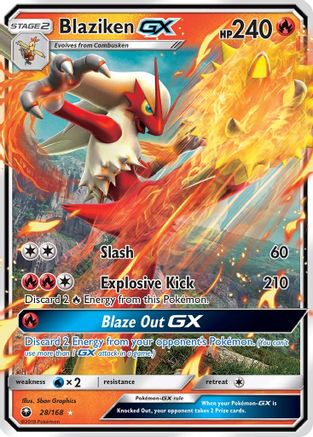 Blaziken GX (28) [SM - Celestial Storm] Holofoil - Deck Out Gaming