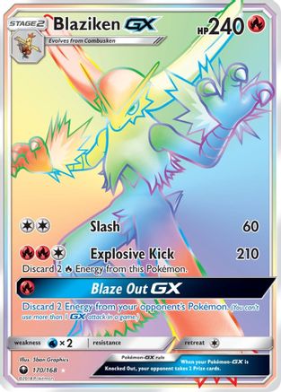 Blaziken GX (Secret) (170) [SM - Celestial Storm] Holofoil - Deck Out Gaming