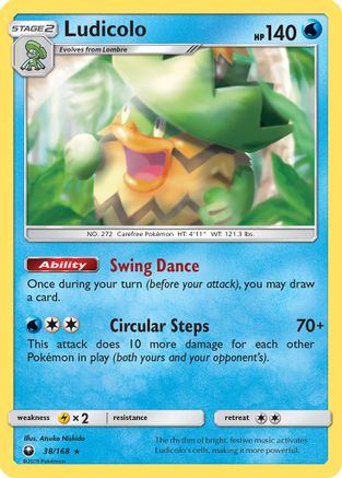Ludicolo (38) [SM - Celestial Storm] Holofoil - Deck Out Gaming