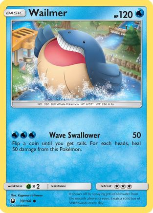 Wailmer (39) [SM - Celestial Storm] Reverse Holofoil - Deck Out Gaming