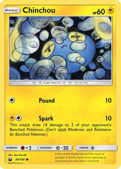 Chinchou (49) [SM - Celestial Storm] Reverse Holofoil - Deck Out Gaming
