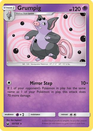 Grumpig (60) [SM - Celestial Storm] Reverse Holofoil - Deck Out Gaming