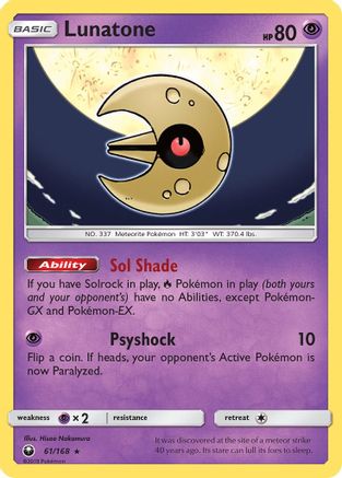 Lunatone (61) [SM - Celestial Storm] Holofoil - Deck Out Gaming