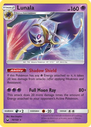 Lunala (70) [SM - Celestial Storm] Reverse Holofoil - Deck Out Gaming