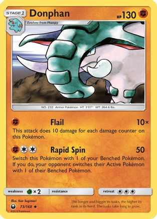 Donphan (73) [SM - Celestial Storm] Reverse Holofoil - Deck Out Gaming