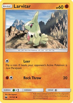 Larvitar (74) [SM - Celestial Storm] - Deck Out Gaming