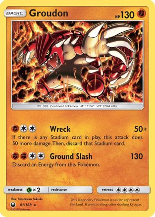 Groudon (81) [SM - Celestial Storm] Holofoil - Deck Out Gaming