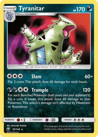 Tyranitar (87) [SM - Celestial Storm] Holofoil - Deck Out Gaming