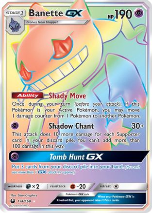 Banette GX (Secret) (174) [SM - Celestial Storm] Holofoil - Deck Out Gaming