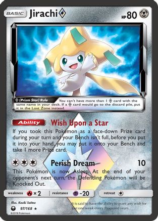Jirachi Prism Star (97) [SM - Celestial Storm] Holofoil - Deck Out Gaming
