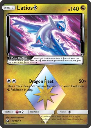 Latios Prism Star (108) [SM - Celestial Storm] Holofoil - Deck Out Gaming