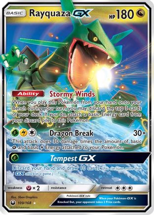 Rayquaza GX (109) [SM - Celestial Storm] Holofoil - Deck Out Gaming