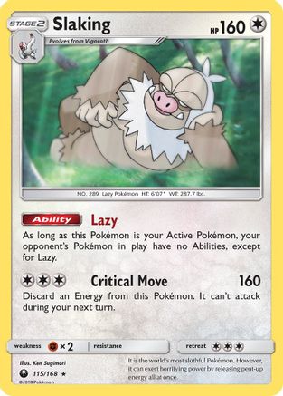 Slaking (115) [SM - Celestial Storm] Holofoil - Deck Out Gaming