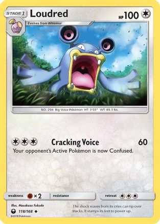 Loudred (118) [SM - Celestial Storm] Reverse Holofoil - Deck Out Gaming