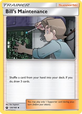 Bill's Maintenance (126) [SM - Celestial Storm] Reverse Holofoil - Deck Out Gaming