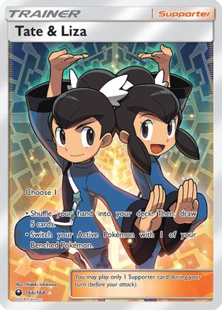 Tate & Liza (Full Art) (166) [SM - Celestial Storm] Holofoil - Deck Out Gaming