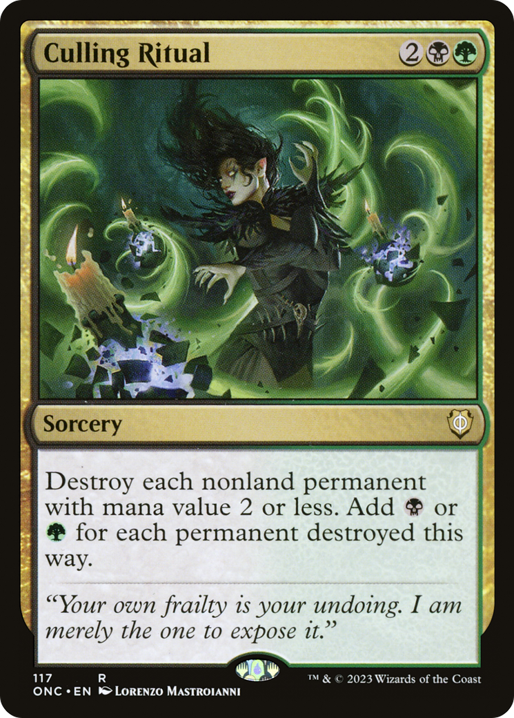 Culling Ritual (117) [Commander: Phyrexia: All Will Be One] - Deck Out Gaming