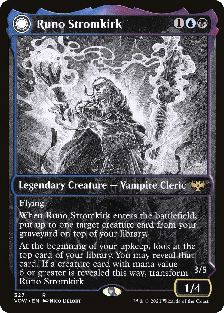 Runo Stromkirk // Krothuss, Lord of the Deep (327) [Innistrad: Crimson Vow] - Deck Out Gaming