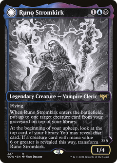 Runo Stromkirk // Krothuss, Lord of the Deep (327) [Innistrad: Crimson Vow] - Deck Out Gaming