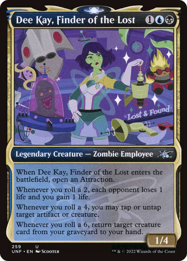 Dee Kay, Finder of the Lost (Showcase) (259) [Unfinity] - Deck Out Gaming