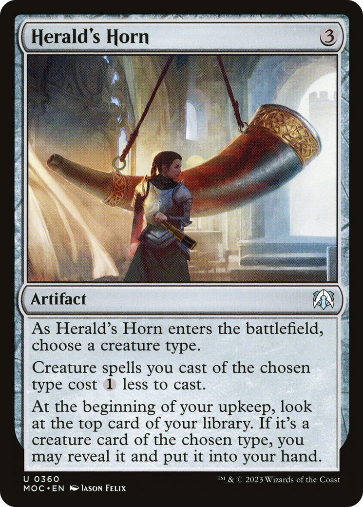 Herald's Horn (360) [March of the Machine Commander] - Deck Out Gaming