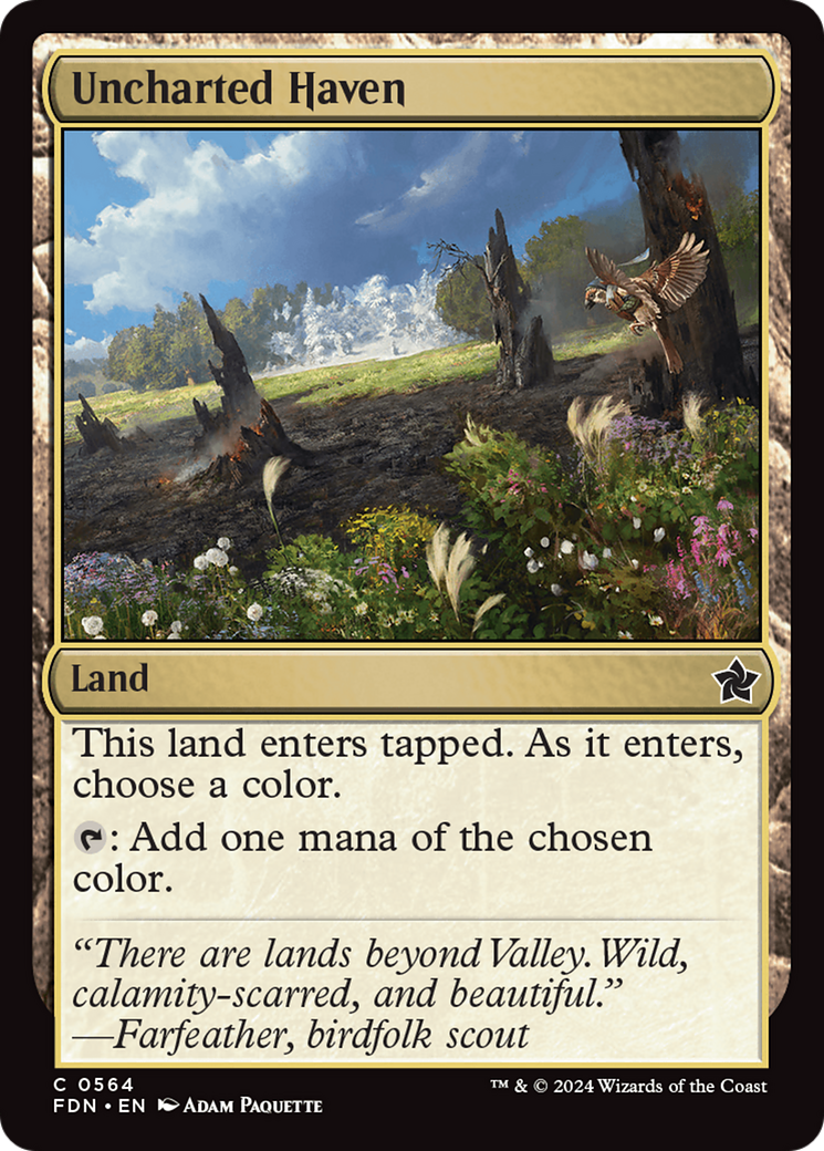 Uncharted Haven (564) [Foundations] - Deck Out Gaming