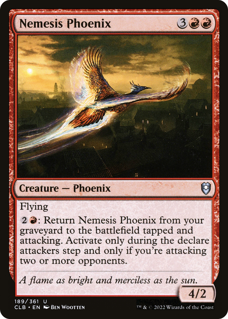 Nemesis Phoenix (189) [Commander Legends: Battle for Baldur's Gate] - Deck Out Gaming