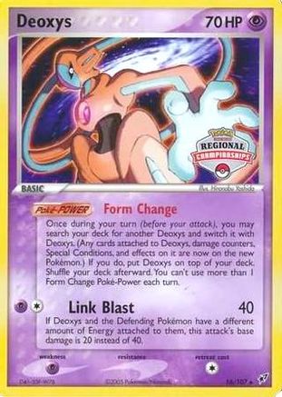 Deoxys - 16/107 (Regional Championships) (16) [League & Championship Cards] - Deck Out Gaming