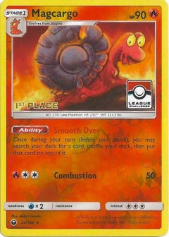 Magcargo - 24/168 (League Challenge) [1st Place] (24) [League & Championship Cards] Reverse Holofoil - Deck Out Gaming