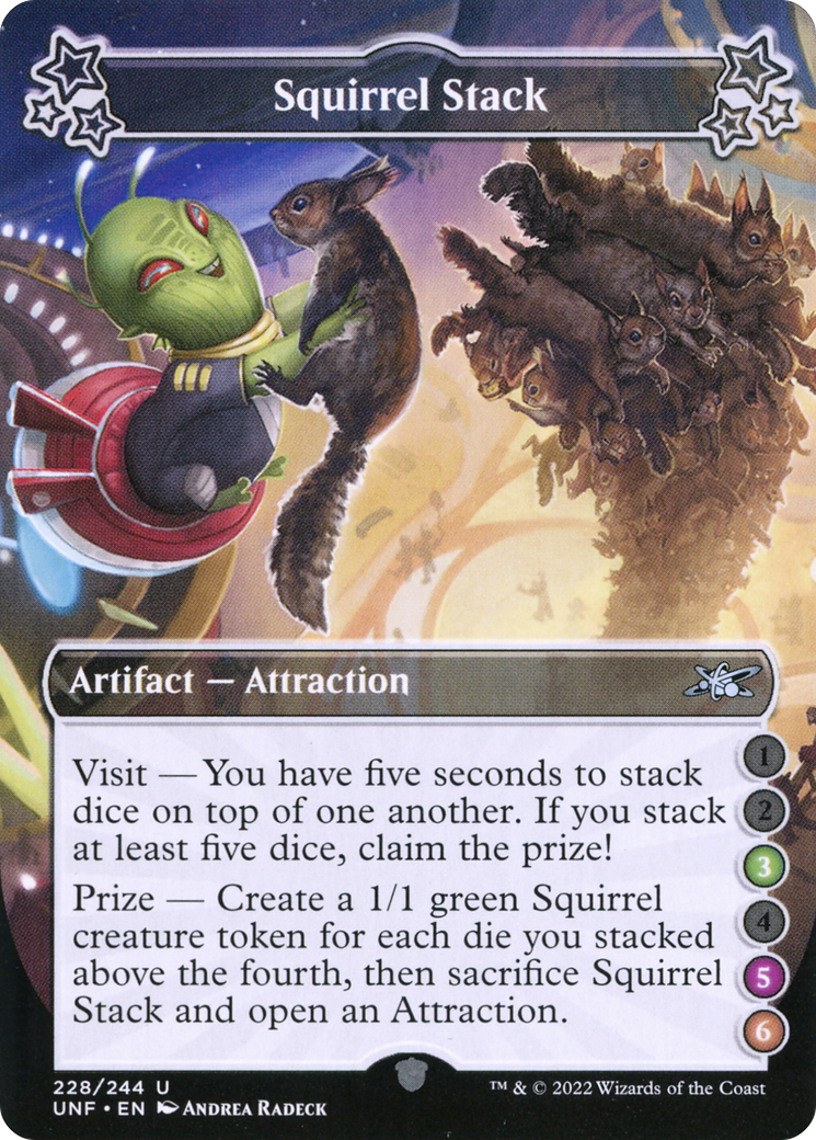 Squirrel Stack (3-5-6) (228) [Unfinity] foil - Deck Out Gaming