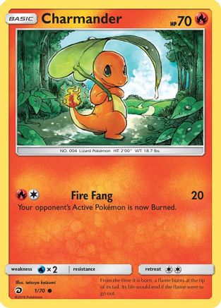 Charmander (1) [Dragon Majesty] Reverse Holofoil - Deck Out Gaming